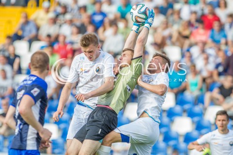  28.05.2016 MIELEC <br />PILKA NOZNA II LIGA SEZON 2015/2016 <br />MECZ STAL MIELEC - OLIMPIA ZAMBROW ( WYNIK 0:0 )<br />N/Z PIOTR CZAPLINSKI SEBASTIAN ZALEPA ROBERT SULEWSKI<br /> 