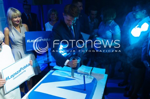  30.05.2016 WARSZAWA<br /> KONWENCJA NOWOCZESNEJ PRZY SIEDZIBIE PISU W PIERWSZE URODZINY ZALOZENIA PARTII<br /> N/Z RYSZARD PETRU <br />  