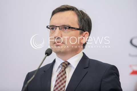  01.06.2016 WARSZAWA<br />KONFERENCJA PRASOWA MINISTRA SPRAWIEDLIWOSCI<br />N/Z MINISTER SPRAWIEDLIWOSCI PROKURATOR GENERALNY ZBIGNIEW ZIOBRO<br /> 