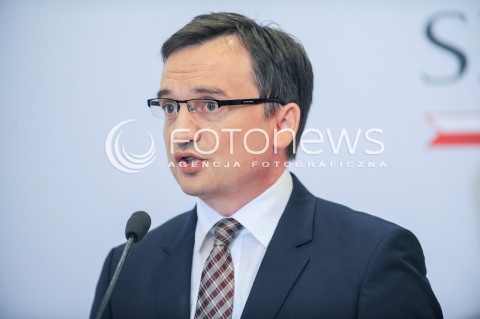  01.06.2016 WARSZAWA<br />KONFERENCJA PRASOWA MINISTRA SPRAWIEDLIWOSCI<br />N/Z MINISTER SPRAWIEDLIWOSCI PROKURATOR GENERALNY ZBIGNIEW ZIOBRO<br /> 