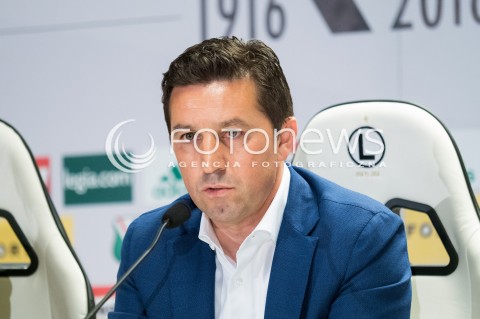  03.06.2016 WARSZAWA<br /> KONFERENCJA PRASOWA NOWEGO TRENERA LEGII WARSZAWA BESNIEGO HASI <br /> N/Z TRENER LEGII WARSZAWA BESNI HASI <br />  