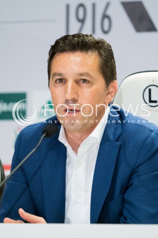  03.06.2016 WARSZAWA<br /> KONFERENCJA PRASOWA NOWEGO TRENERA LEGII WARSZAWA BESNIEGO HASI <br /> N/Z TRENER LEGII WARSZAWA BESNI HASI <br />  