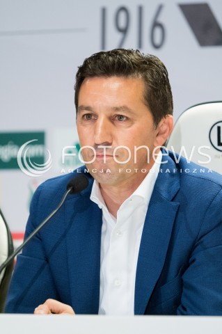  03.06.2016 WARSZAWA<br /> KONFERENCJA PRASOWA NOWEGO TRENERA LEGII WARSZAWA BESNIEGO HASI <br /> N/Z TRENER LEGII WARSZAWA BESNI HASI <br />  