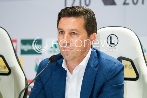  03.06.2016 WARSZAWA<br /> KONFERENCJA PRASOWA NOWEGO TRENERA LEGII WARSZAWA BESNIEGO HASI <br /> N/Z TRENER LEGII WARSZAWA BESNI HASI <br />  