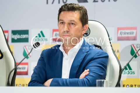  03.06.2016 WARSZAWA<br /> KONFERENCJA PRASOWA NOWEGO TRENERA LEGII WARSZAWA BESNIEGO HASI <br /> N/Z TRENER LEGII WARSZAWA BESNI HASI <br />  