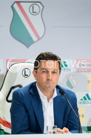  03.06.2016 WARSZAWA<br /> KONFERENCJA PRASOWA NOWEGO TRENERA LEGII WARSZAWA BESNIEGO HASI <br /> N/Z TRENER LEGII WARSZAWA BESNI HASI <br />  