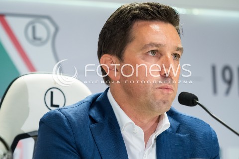  03.06.2016 WARSZAWA<br /> KONFERENCJA PRASOWA NOWEGO TRENERA LEGII WARSZAWA BESNIEGO HASI <br /> N/Z TRENER LEGII WARSZAWA BESNI HASI <br />  