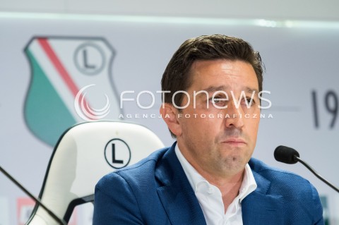  03.06.2016 WARSZAWA<br /> KONFERENCJA PRASOWA NOWEGO TRENERA LEGII WARSZAWA BESNIEGO HASI <br /> N/Z TRENER LEGII WARSZAWA BESNI HASI <br />  