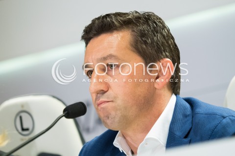  03.06.2016 WARSZAWA<br /> KONFERENCJA PRASOWA NOWEGO TRENERA LEGII WARSZAWA BESNIEGO HASI <br /> N/Z TRENER LEGII WARSZAWA BESNI HASI <br />  