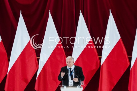  04.06.2016 WARSZAWA<br /> WYSTAPIENIE PREZESA PRAWA I SPRAWIEDLIWOSCI JAROSLAWA KACZYNSKIEGO <br /> N/Z PREZES PIS JAROSLAW KACZYNSKI <br />  