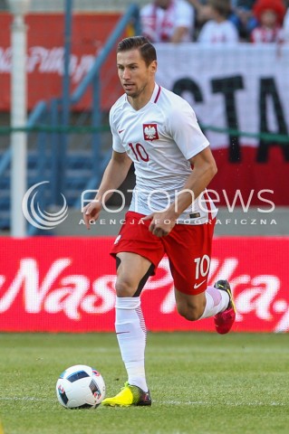  06.06.2016 KRAKOW REPREZENTACJA <br />MECZ TOWARZYSKI POLSKA - LITWA <br />( FRIENDLY MATCH POLAND - LITHUANIA ) <br />N/Z GRZEGORZ KRYCHOWIAK SYLWETKA <br /> 