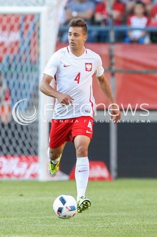  06.06.2016 KRAKOW REPREZENTACJA <br />MECZ TOWARZYSKI POLSKA - LITWA <br />( FRIENDLY MATCH POLAND - LITHUANIA ) <br />N/Z THIAGO CIONEK SYLWETKA <br /> 
