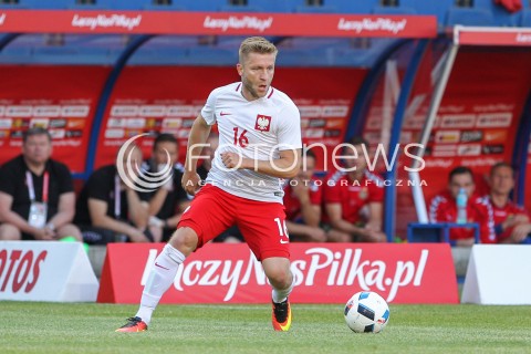  06.06.2016 KRAKOW REPREZENTACJA <br />MECZ TOWARZYSKI POLSKA - LITWA <br />( FRIENDLY MATCH POLAND - LITHUANIA ) <br />N/Z JAKUB BLASZCZYKOWSKI SYLWETKA <br /> 