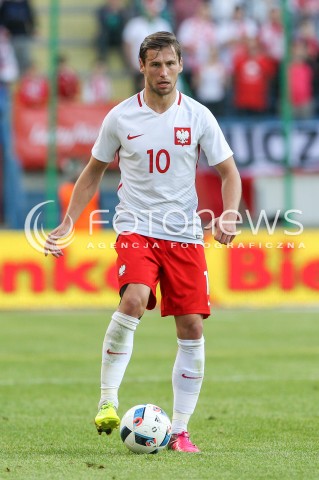  06.06.2016 KRAKOW REPREZENTACJA <br />MECZ TOWARZYSKI POLSKA - LITWA <br />( FRIENDLY MATCH POLAND - LITHUANIA ) <br />N/Z GRZEGORZ KRYCHOWIAK SYLWETKA <br /> 