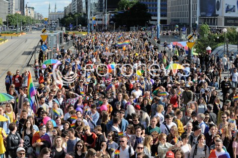  11.06.2016 WARSZAWA<br />PARADA ROWNOSCI<br />N/Z UCZESTNICY PARADY<br /> 