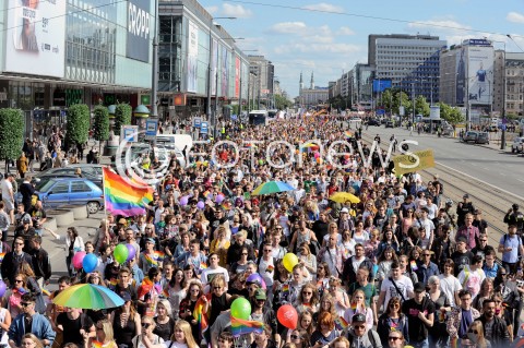  11.06.2016 WARSZAWA<br />PARADA ROWNOSCI<br />N/Z UCZESTNICY PARADY<br /> 