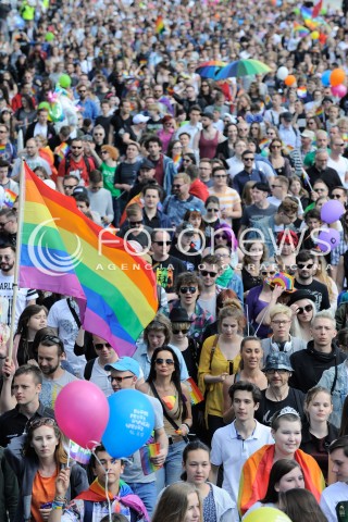  11.06.2016 WARSZAWA<br />PARADA ROWNOSCI<br />N/Z UCZESTNICY PARADY<br /> 