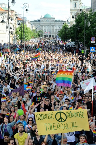  11.06.2016 WARSZAWA<br />PARADA ROWNOSCI<br />N/Z UCZESTNICY PARADY<br /> 