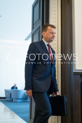 14.06.2016 WARSZAWA<br /> POSIEDZENIE RADY MINISTROW <br /> N/Z MINISTER SPRAW WEWNETRZNYCH I ADMINISTRACJI MARIUSZ BLASZCZAK<br />  