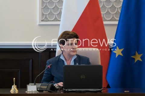  14.06.2016 WARSZAWA<br /> POSIEDZENIE RADY MINISTROW <br /> N/Z PREMIER BEATA SZYDLO<br />  