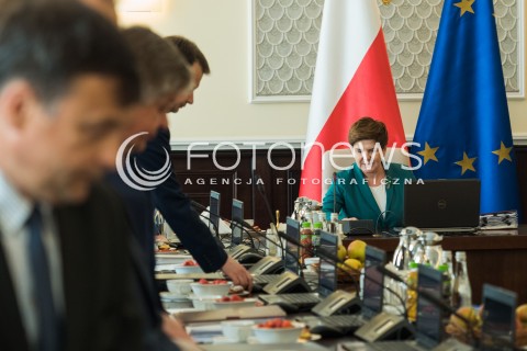  21.06.2016 WARSZAWA <br />POSIEDZENIE RADY MINISTROW <br /> N/Z BEATA SZYDLO<br />  