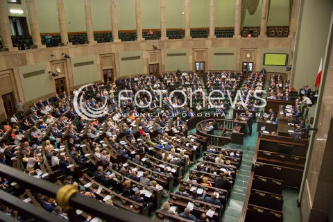 22.06.2016 WARSZAWA SEJM<br />POSIEDZENIE SEJMU RP<br />N/Z SALA POSELSKA OBRAD WIDOK VIEW<br /> 