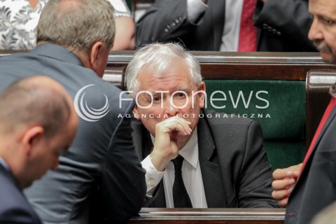  22.06.2016 WARSZAWA SEJM<br />POSIEDZENIE SEJMU RP<br />N/Z JAROSLAW KACZYNSKI<br /> 