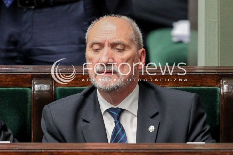  22.06.2016 WARSZAWA SEJM<br />POSIEDZENIE SEJMU RP<br />N/Z ANTONI MACIEREWICZ<br /> 