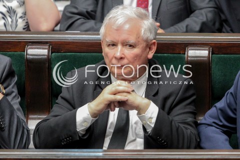  22.06.2016 WARSZAWA SEJM<br />POSIEDZENIE SEJMU RP<br />N/Z JAROSLAW KACZYNSKI<br /> 