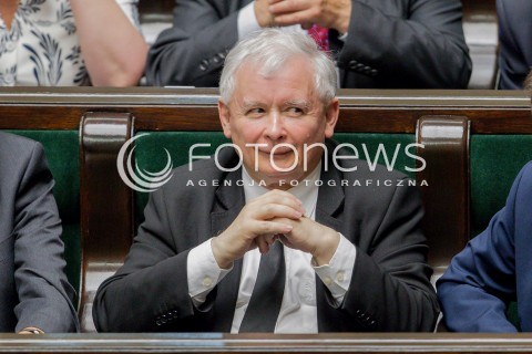  22.06.2016 WARSZAWA SEJM<br />POSIEDZENIE SEJMU RP<br />N/Z JAROSLAW KACZYNSKI<br /> 