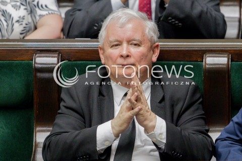  22.06.2016 WARSZAWA SEJM<br />POSIEDZENIE SEJMU RP<br />N/Z JAROSLAW KACZYNSKI<br /> 