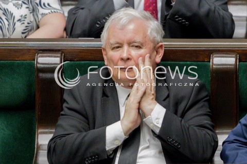  22.06.2016 WARSZAWA SEJM<br />POSIEDZENIE SEJMU RP<br />N/Z JAROSLAW KACZYNSKI<br /> 