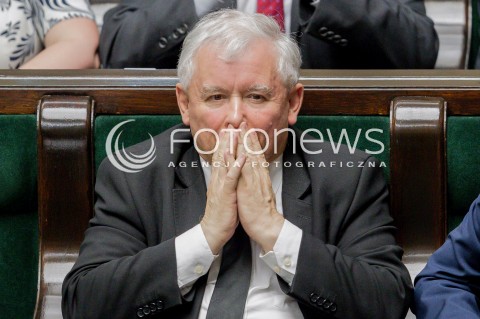  22.06.2016 WARSZAWA SEJM<br />POSIEDZENIE SEJMU RP<br />N/Z JAROSLAW KACZYNSKI<br /> 