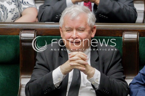  22.06.2016 WARSZAWA SEJM<br />POSIEDZENIE SEJMU RP<br />N/Z JAROSLAW KACZYNSKI<br /> 