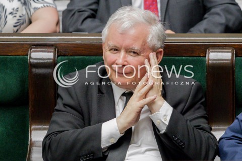  22.06.2016 WARSZAWA SEJM<br />POSIEDZENIE SEJMU RP<br />N/Z JAROSLAW KACZYNSKI<br /> 