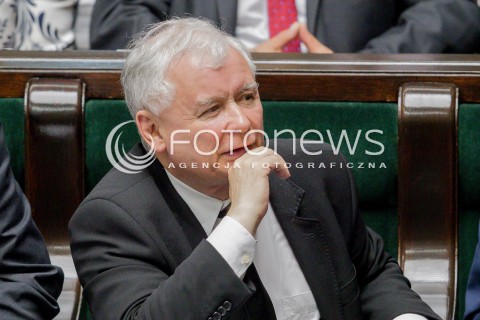  22.06.2016 WARSZAWA SEJM<br />POSIEDZENIE SEJMU RP<br />N/Z JAROSLAW KACZYNSKI<br /> 