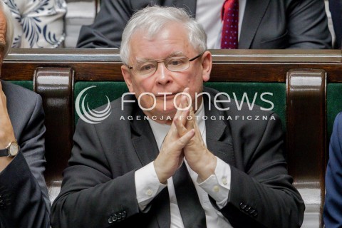 22.06.2016 WARSZAWA SEJM<br />POSIEDZENIE SEJMU RP<br />N/Z JAROSLAW KACZYNSKI<br /> 