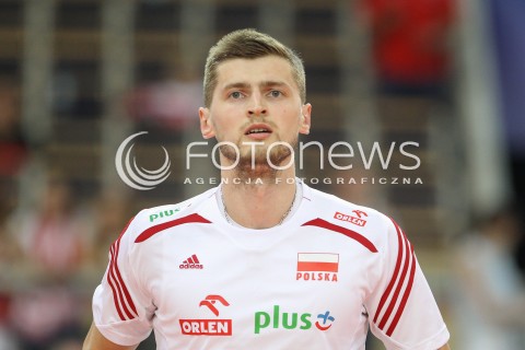  24.06.2016 LODZ <br />SIATKOWKA MEZCZYZN LIGA SWIATOWA 2016 <br />FIVB VOLLEYBALL WORLD LEAGUE 2016 <br />MECZ POLSKA - ARGENTYNA ( Poland - Argentina ) <br />N/Z PIOTR NOWAKOWSKI SYLWETKA <br /> 