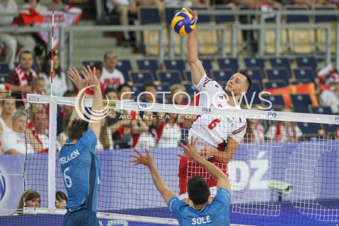  24.06.2016 LODZ <br />SIATKOWKA MEZCZYZN LIGA SWIATOWA 2016 <br />FIVB VOLLEYBALL WORLD LEAGUE 2016 <br />MECZ POLSKA - ARGENTYNA ( Poland - Argentina ) <br />N/Z BARTOSZ KUREK <br /> 