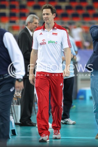  24.06.2016 LODZ <br />SIATKOWKA MEZCZYZN LIGA SWIATOWA 2016 <br />FIVB VOLLEYBALL WORLD LEAGUE 2016 <br />MECZ POLSKA - ARGENTYNA ( Poland - Argentina ) <br />N/Z STEPHANE ANTIGA - I TRENER ( HEAD COACH ) SYLWETKA <br /> 