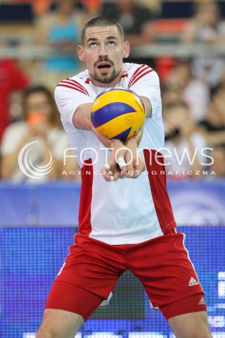  24.06.2016 LODZ <br />SIATKOWKA MEZCZYZN LIGA SWIATOWA 2016 <br />FIVB VOLLEYBALL WORLD LEAGUE 2016 <br />MECZ POLSKA - ARGENTYNA ( Poland - Argentina ) <br />N/Z DAWID KONARSKI SYLWETKA <br /> 