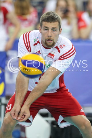  24.06.2016 LODZ <br />SIATKOWKA MEZCZYZN LIGA SWIATOWA 2016 <br />FIVB VOLLEYBALL WORLD LEAGUE 2016 <br />MECZ POLSKA - ARGENTYNA ( Poland - Argentina ) <br />N/Z MICHAL KUBIAK SYLWETKA <br /> 