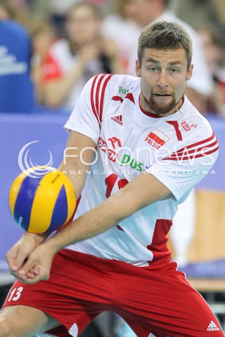 24.06.2016 LODZ <br />SIATKOWKA MEZCZYZN LIGA SWIATOWA 2016 <br />FIVB VOLLEYBALL WORLD LEAGUE 2016 <br />MECZ POLSKA - ARGENTYNA ( Poland - Argentina ) <br />N/Z MICHAL KUBIAK SYLWETKA <br /> 