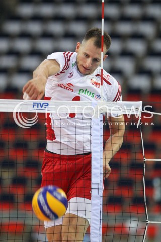  24.06.2016 LODZ <br />SIATKOWKA MEZCZYZN LIGA SWIATOWA 2016 <br />FIVB VOLLEYBALL WORLD LEAGUE 2016 <br />MECZ POLSKA - ARGENTYNA ( Poland - Argentina ) <br />N/Z BARTOSZ KUREK SYLWETKA ATAK<br /> 