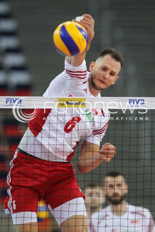  24.06.2016 LODZ <br />SIATKOWKA MEZCZYZN LIGA SWIATOWA 2016 <br />FIVB VOLLEYBALL WORLD LEAGUE 2016 <br />MECZ POLSKA - ARGENTYNA ( Poland - Argentina ) <br />N/Z BARTOSZ KUREK SYLWETKA ATAK<br /> 