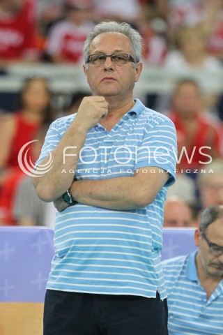  24.06.2016 LODZ <br />SIATKOWKA MEZCZYZN LIGA SWIATOWA 2016 <br />FIVB VOLLEYBALL WORLD LEAGUE 2016 <br />MECZ POLSKA - ARGENTYNA ( Poland - Argentina ) <br />N/Z JULIO VELASCO - I TRENER ( HEAD COACH ) SYLWETKA <br /> 