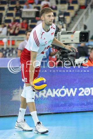  24.06.2016 LODZ <br />SIATKOWKA MEZCZYZN LIGA SWIATOWA 2016 <br />FIVB VOLLEYBALL WORLD LEAGUE 2016 <br />MECZ POLSKA - ARGENTYNA ( Poland - Argentina ) <br />N/Z BARTOSZ BEDNORZ SYLWETKA <br /> 