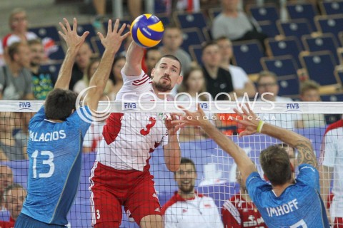  24.06.2016 LODZ <br />SIATKOWKA MEZCZYZN LIGA SWIATOWA 2016 <br />FIVB VOLLEYBALL WORLD LEAGUE 2016 <br />MECZ POLSKA - ARGENTYNA ( Poland - Argentina ) <br />N/Z DAWID KONARSKI <br /> 