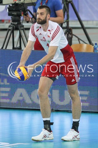  24.06.2016 LODZ <br />SIATKOWKA MEZCZYZN LIGA SWIATOWA 2016 <br />FIVB VOLLEYBALL WORLD LEAGUE 2016 <br />MECZ POLSKA - ARGENTYNA ( Poland - Argentina ) <br />N/Z MARCIN MOZDZONEK SYLWETKA <br /> 