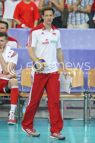  24.06.2016 LODZ <br />SIATKOWKA MEZCZYZN LIGA SWIATOWA 2016 <br />FIVB VOLLEYBALL WORLD LEAGUE 2016 <br />MECZ POLSKA - ARGENTYNA ( Poland - Argentina ) <br />N/Z STEPHANE ANTIGA - I TRENER ( HEAD COACH ) SYLWETKA <br /> 